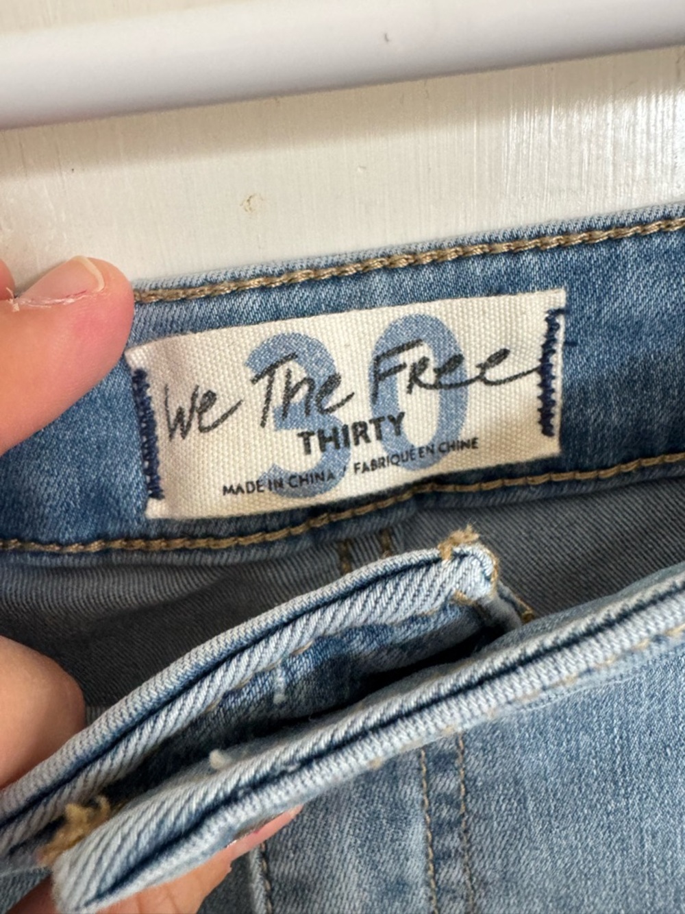 Free People Just Float On high rise flare jeans size 30 - Picture 3 of 8